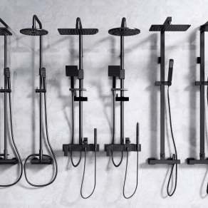 现代淋浴花洒3D模型下载